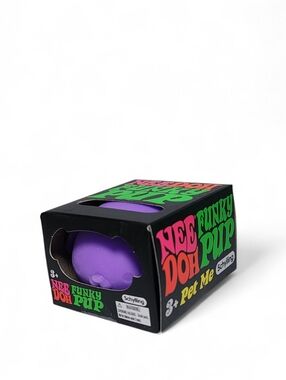 NEW Needoh Purple Funky Pup Viral Squishy